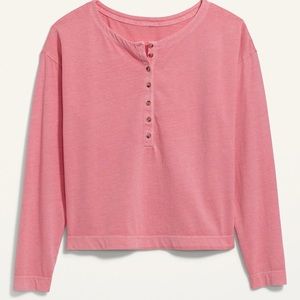 Long-Sleeve Henley T-Shirt size medium brand new with tags!!!